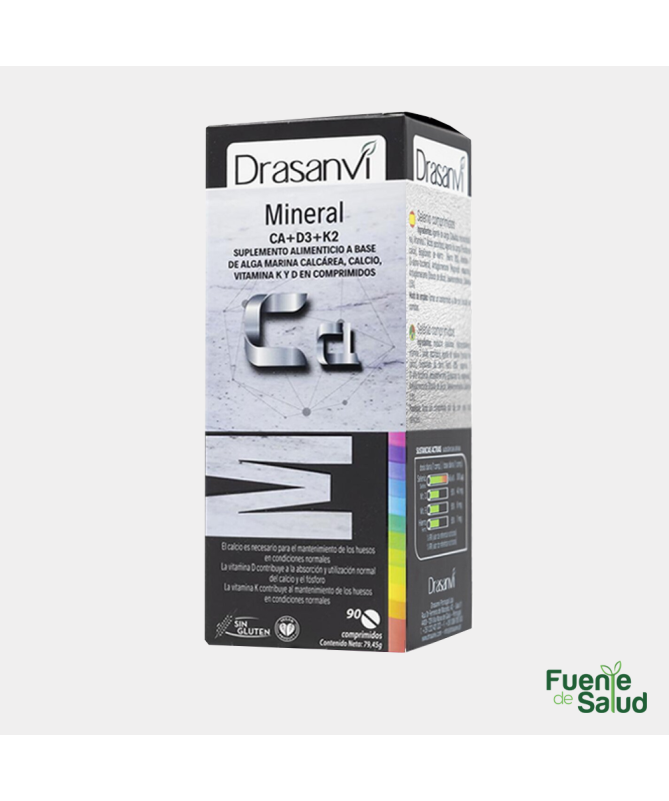 MINERAL CALCIO VIT D3 K2 90COMP – foto del producto calcio forma vitamina MINERAL CALCIO VIT D3 K2 90COMP – foto del producto calcio forma vitamina