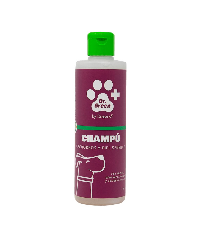 CHAMPU CACHORROS Y PIEL SENSIBLE PERROS 250ML – foto del producto champu cachorros piel