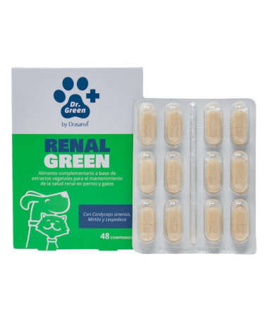 RENALGREEN PERROS Y GATOS 48COMP – foto del producto lespedeza renalgreen perros