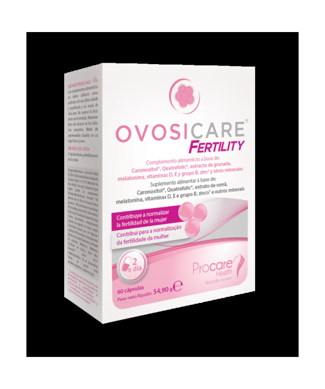 OVOSICARE FERTILITY 60 CAPS – foto del producto vitamina ácido fertility OVOSICARE FERTILITY 60 CAPS – foto del producto vitamina ácido fertility