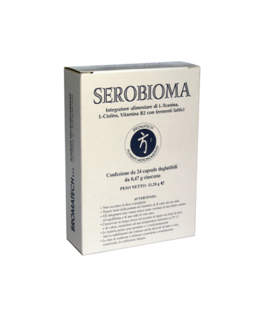 SEROBIOMA 24CAP – foto del producto bifidobacterium ácidos grasos