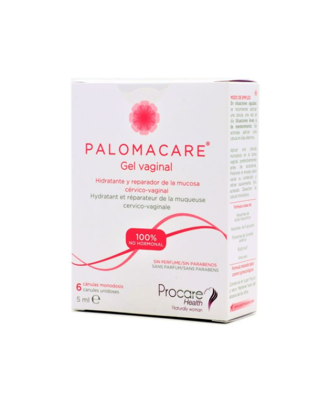 PALOMACARE GEL VAGINAL 6CANULAS – foto del producto vaginal palomacare gel