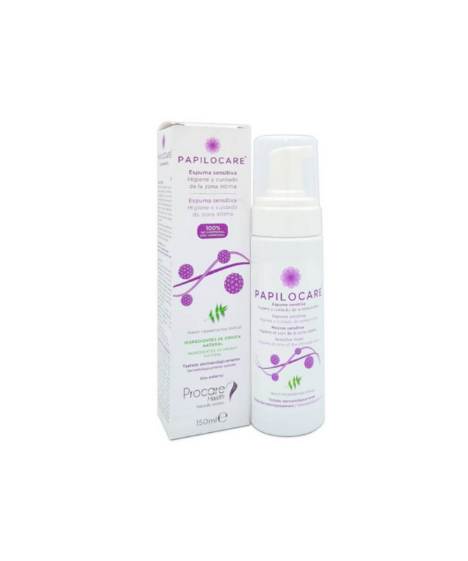 PAPILOCARE ESPUMA SENSITIVA 150 ML – foto del producto papilocare espuma sensitiva