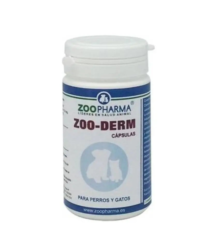 ZOO DERM PERROS Y GATOS 100CAP – foto del producto ácido zinc vitamina