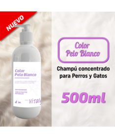 CHAMPU PELO BLANCO GATOS 250ML – foto del producto champu pelo blanco