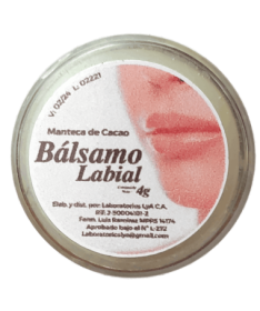 BALSAMO LABIAL MANTECA DE CACAO PACK 12UD X4 5GR – foto del producto manteca cacao balsamo