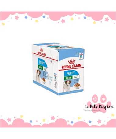 ROYAL CANINE PUPPY MINI POUCH CAJA 12X85GR – foto del producto derivados grasas minerales