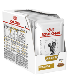 ROYAL VET FELINE URINARY S O SALSA CAJA 12X85GR – foto del producto proteínas gluten maíz