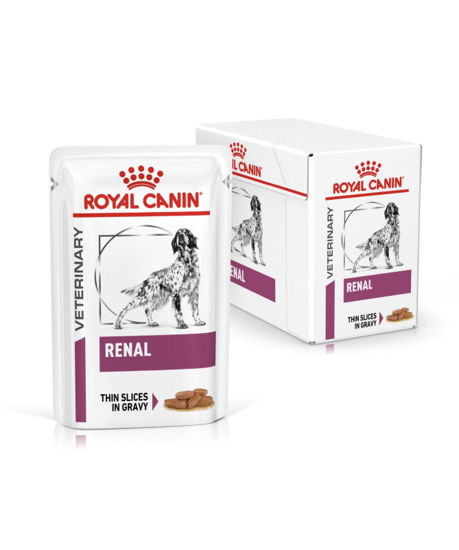 ROYAL VET CANINE RENAL EN SALSA CAJA 12X100GR – foto del producto subproductos aceites grasas